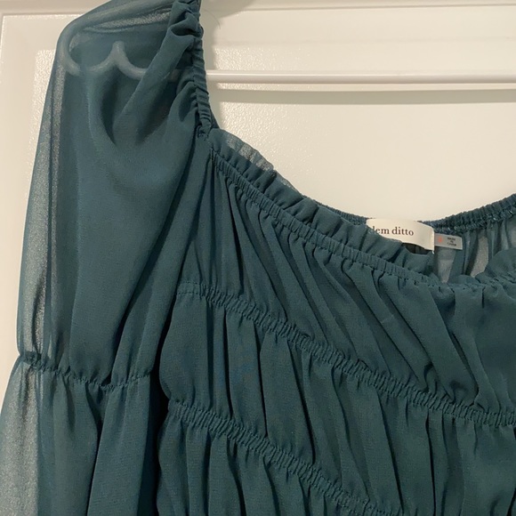 Emerald blouse - Picture 2 of 4